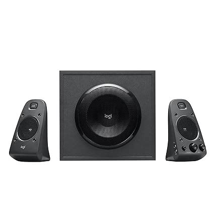 Logitech Z625 Powerful THX Auxiliary PC Speaker (Black) : Amazon.in ...