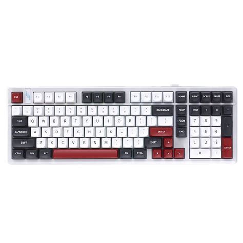 Y-fruitful k102 tri-mode mechanical gaming keyboard 102 keys gasket ...