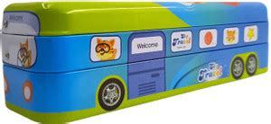 Flipkart.com | HARBAN MART Sky Travel Bus Pencil Box with Wheels for ...