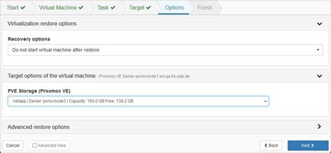 5 0 0:Proxmox VE Restore - SEPsesam