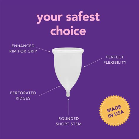 Safecup - Made in USA - Menstrual cup