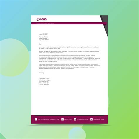 Letterhead Design 的图像结果