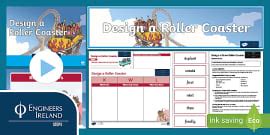 ESL Design a Roller Coaster Lesson [Kids, A2-B1]