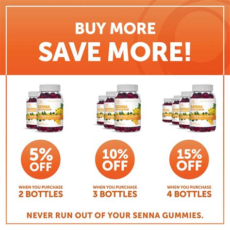 Senna Laxative Gummies Natural Laxative and Senna Plus Effective Stool ...