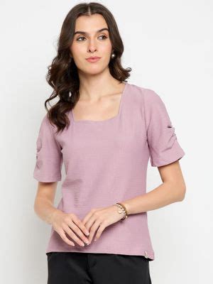 Buy Duke Half Sleeve Square Neck Lady Top (S) Online