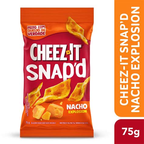 Salgadinho Nacho Explosion Cheez-It Snap'd 75g - Carrefour