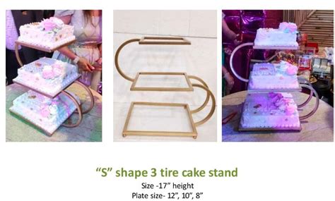 Cake Stand S Shape – Bakersmart