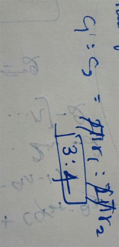 the ratio of the radii of two wheels in 3:4.What is the ratio of their ...