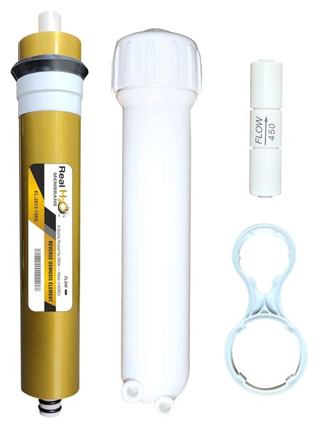 REAL H2O 150 GPD 4000 TDS 25 LPH FLOW MEMBRANE WITH HOUSING, SPANNER ...