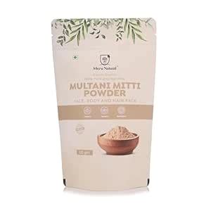 MERU NATURAL Organic Pure Multani Mitti Powder (Fullers Earth) (100g ...