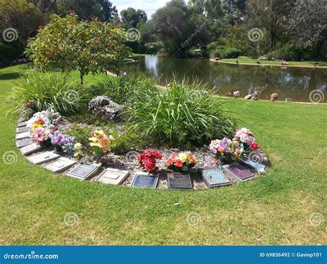 Cemetery and Memorial Gardens Perth Western Australia Editorial ...