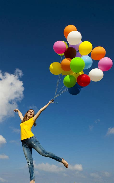 Download Single Girl Balloon Wallpaper | Wallpapers.com