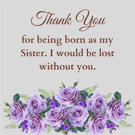 Thank You Sis Quotes