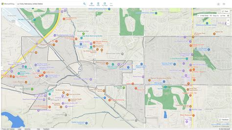 La Vista Nebraska Map - United States