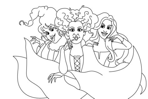 Hocus Pocus Coloring Pages