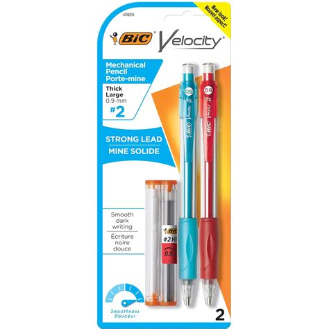BIC Velocity Mechanical Pencil - Thick Point, Pack of 2 : Amazon.in ...