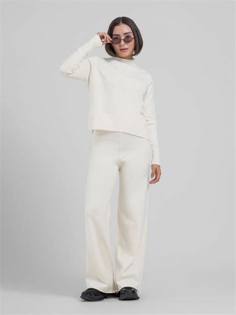 RedTape Beige Co-Ord Sets Women | Full-Length Winter Knit Set – Redtape