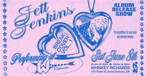 Jett Jenkins Album Release Show at Whiskey Richards, 345 State St ...