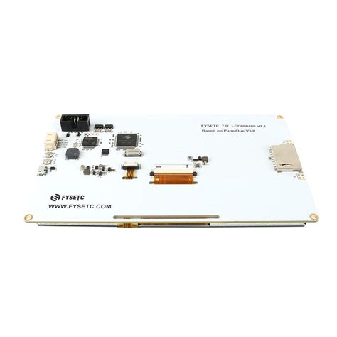 Clone Duet Integrated PanelDue Colour Touch Screen - ThinkRobotics ...