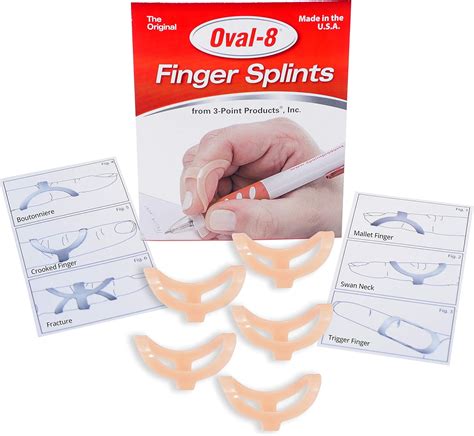 Oval 8 Finger Splint Refill, Size 13 (Pack of 5) by 3 Point Products ...