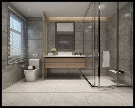 Z15-0509现代新中式简欧式卫生间洗手台3d模型下载-【集简空间】「每日更新」
