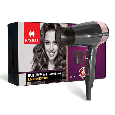 Havells 1200W Foldable Hair Dryer; 3 Heat Settings With Cool Shot (Hot ...