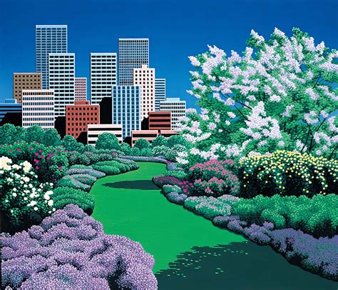 Download Urban Oasis Artworkby Hiroshi Nagai Wallpaper | Wallpapers.com