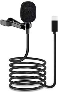 AMUSING Clear Sound Type C Collar mic for mobile,YouTube Vlogging Sound ...