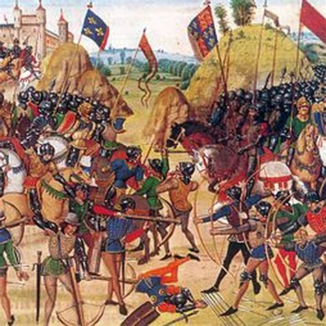 32.1 Battle of Crecy 1346, Hundred Years War | A History of Europe, Key ...