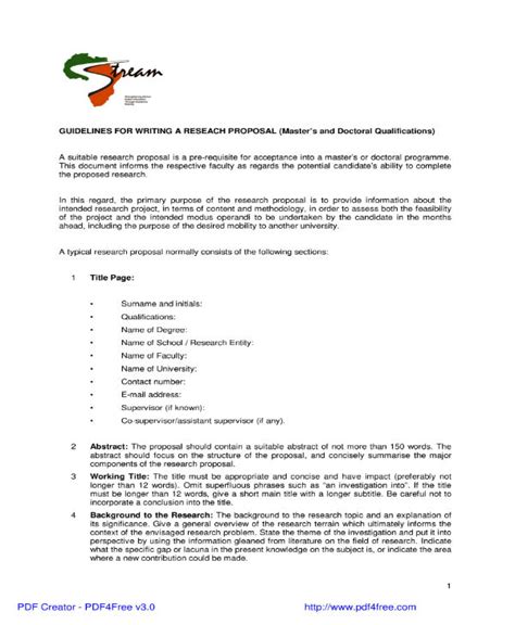 Image result for Topic Proposal Form Example