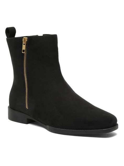 Buy Flat n Heels Womens Black Boots FnH AV172-BK at Amazon.in