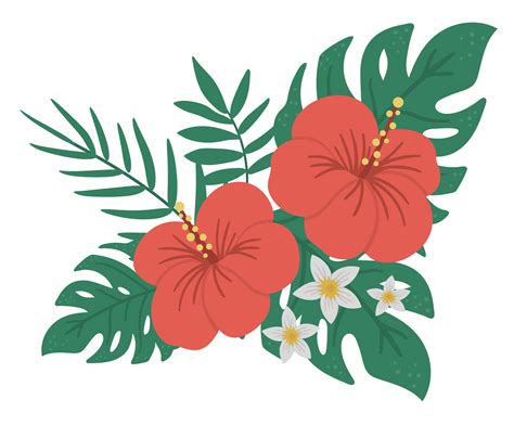 Tropical Flowers Clipart | Best Flower Site