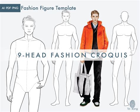 Men Fashion Croquis