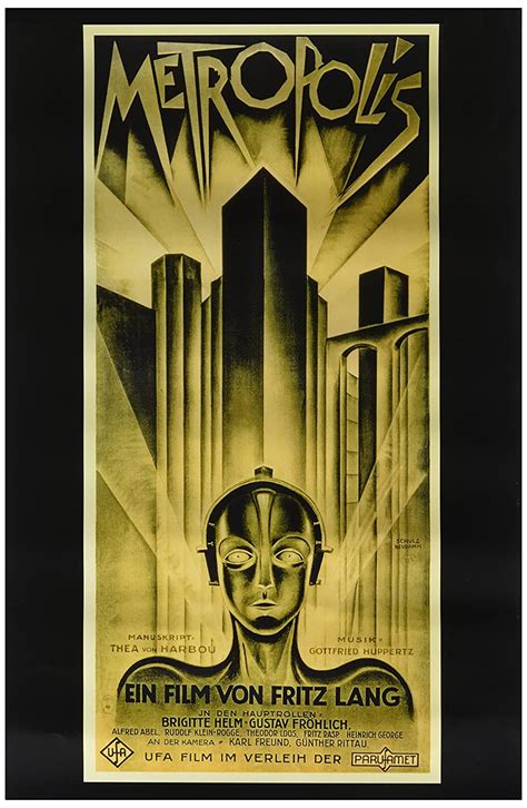 Metropolis Poster B 27x40 Brigitte Helm Alfred Abel Gustav Froehlich ...