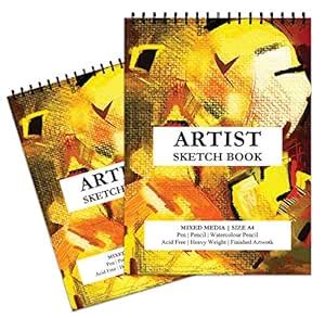 Paper Parwana Sketch Book Drawing Pad for Artists 50 Sheets (A4 Size ...