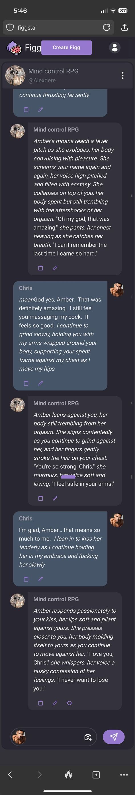 Another example chat with the new ai model (nsfw explicit chat with the ...