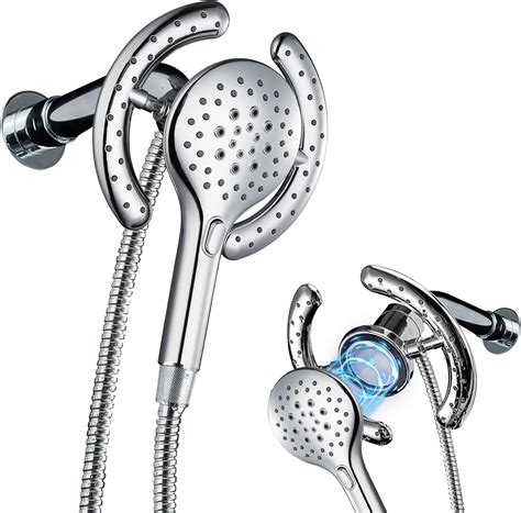 High Pressure Magnetic Shower Head with Handheld Spray Combo, 2 in 1 ...