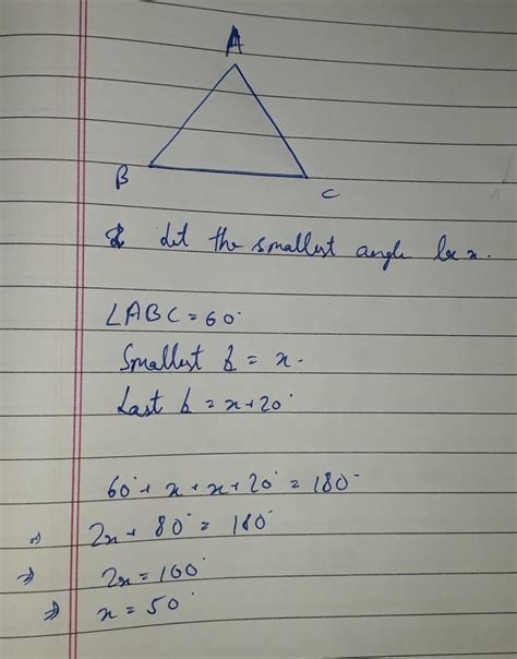 One of the angle of a triangle is 60 the difference between the other ...