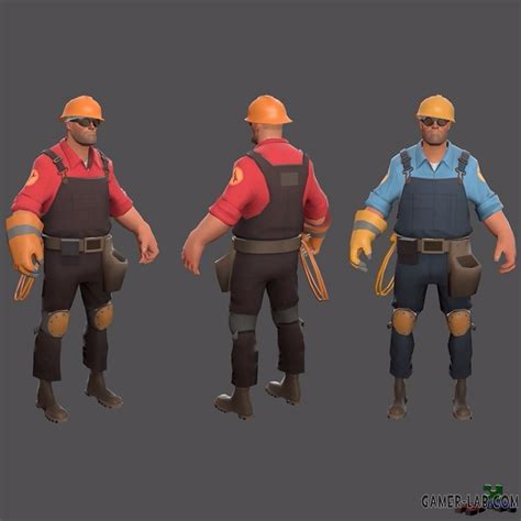 Engineer TF2 3D Model 的图像结果