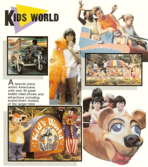 Americana Amusement Park - 1989 Park Brochure