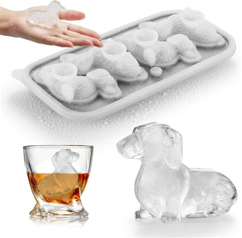 Amazon.com: Bear Ice Cube Tray Mold - 3D Bear Shape Ice Cube Trays ...