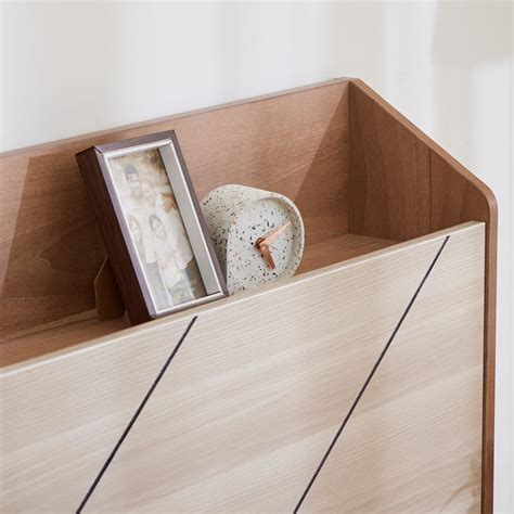 Buy Samuel King Bed with Hydraulic Storage - Brown from Home Centre at ...