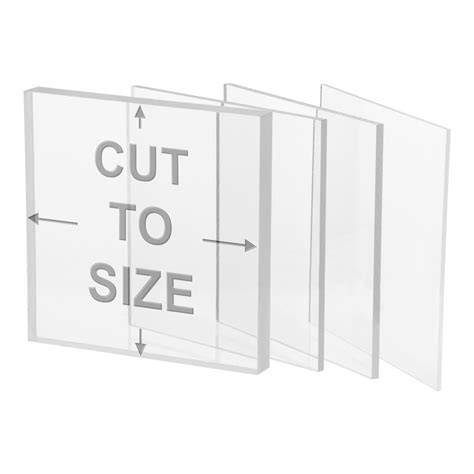 Custom Clear Acrylic Sheets | Plexiglass Sheets Cut to Size | Acme Plastics