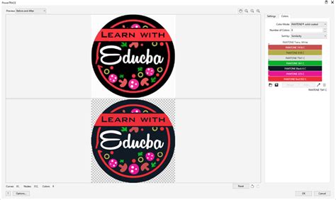How to Set CorelDRAW to Vector 的图像结果