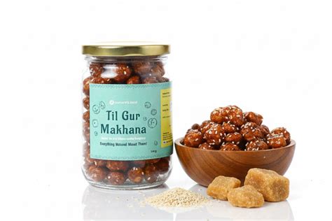 Makhana | Til & Gur - Made in A2 Ghee & Jaggery - Nature's Soul - 110g ...