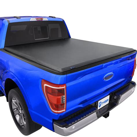 Tyger Auto T1 Soft Roll-up Truck Bed Tonneau Cover Compatible with 2015-2025 Ford F-150 | 6.5 ...