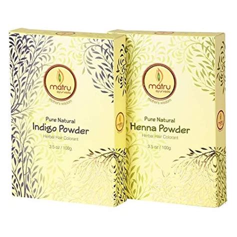 Buy MATRU AYURVEDA Twin pack Mehndi/Henna(200gms)+Indigo(200gms) Powder ...