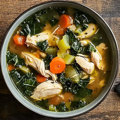 Healthy Chicken & Kale Soup Recipe for a Nutritious Meal - Family Table ...