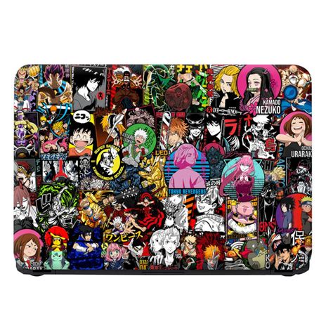 Shop Anime Siper Sticker Bomb Laptop Skin | Buy Online Now – SkinsLegend