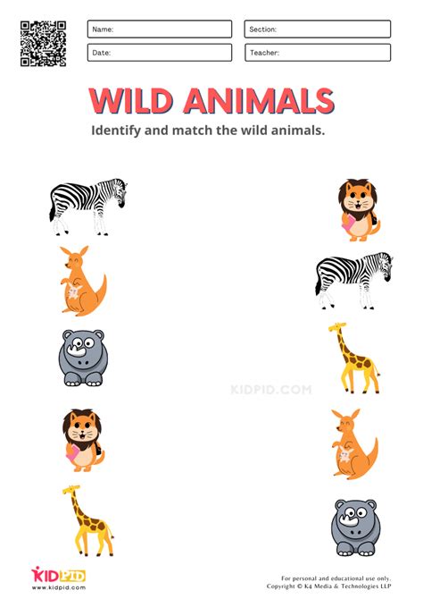 Animals Worksheet 的图像结果
